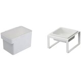 YAMAZAKI Set posuda i kutija za granule za kućne ljubimce Tower – | shoptok.hr