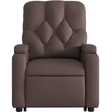  Naslonjač na podizanje od umjetne kože smeđi | shoptok.hr