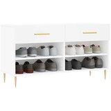  Klupa za cipele bijela 102 x 35 x 55 cm od konstruiranog drva | shoptok.hr