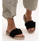 D/CEO Black slippers with fur insulated Valle | Shoptok.si