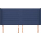  Uzglavlje s ušima plavi 183x16x118/128 cm od tkanine | shoptok.hr