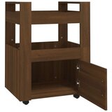  Kolica boja hrasta 60 x 45 x 80 cm konstruirano drvo | shoptok.hr
