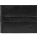 Semiline Velika moška denarnica P8265-0 Črna