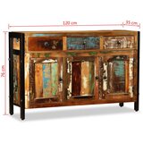 vidaXL Komoda Masivno Obnovljeno Drvo 120x35x76 cm | shoptok.hr