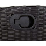  9-dijelni vrtni blagovaonski set s jastucima crni od poliratana | shoptok.hr