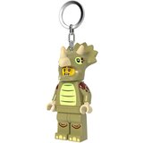 Lego Minifigure privezak za ključeve sa svetlom: Tip u kostimu triceratopsa | Eponuda.com