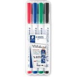 Staedtler 301 WP4 Lumocolor whiteboard pen 301 Whiteboardmarker crna, crvena, plava boja, zelena 4 kom/paket | shoptok.hr