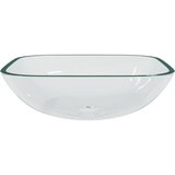  Umivaonik stakleni 42 x 42 x 14 cm prozirni | shoptok.hr