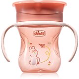 Chicco 360 Perfect X 12m+ otroški lonček z ročaji Pink 200 ml | Shoptok.si