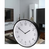 Nedis CLWA1226BK - Zidni sat, prečnik 30,8 cm, 1x AA, crna | Eponuda.com
