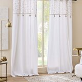 Douceur d intérieur Bijela zavjesa od mješavine pamuka 140x240 cm Duchesse – | shoptok.hr