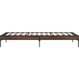  Okvir za krevet smeđi hrast 90x190 cm konstruirano drvo i metal | shoptok.hr