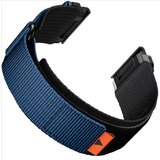 INF Najlonski pašček za uro za Garmin Fenix 8/7X Pro/5X 6X Blue 22 mm, (21644429) | Shoptok.si