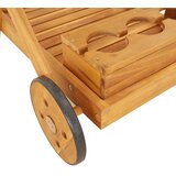 Kolica za posluživanje 54 x 87 x 90 cm od masivnog drva bagrema | shoptok.hr