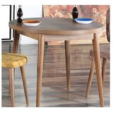 Hanah home Trpezarijski sto u baroknom stilu, 90 cm, orah | Eponuda.ba