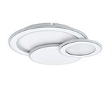 Eglo led stropna svjetiljka mentalurgia (11 w, srebrna, boja svjetla: topla bijela) | shoptok.hr