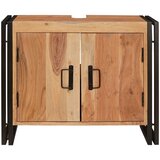 Ormarić za umivaonik Smeđa 71 x 33 x 58 cm Čvrsto drvo akacije | shoptok.hr