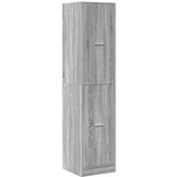 vidaXL Lekarniška omara siva sonoma 40x41x174,5 cm inženirski les | Shoptok.si