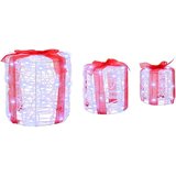 vidaXL Dekoracija Darilne Škatle 3 pcs Hladno bela 20 x 20 x 21 cm | Shoptok.si
