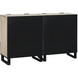  Set komoda 2 pcs Bijelo 120 x 33,5 x 75 cm Čvrsto drvo manga | shoptok.hr