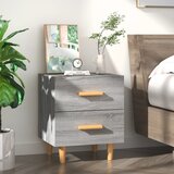 vidaXL Nočna omarica siva sonoma 40x35x47,5 cm | Shoptok.si