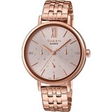 Casio Sheen Ženski ručni sat, Kvarcni mehanizam, Roze brojčanik, SHE-3064PG-7AUDF, Roze Cene