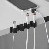 YAMAZAKI Crni metalni uredski organizatori u setu 5 kom za kablove Smart – | shoptok.hr