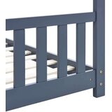  Otroški posteljni okvir siv iz trdne borovine 70x140 cm, (20650796) | Shoptok.si