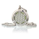  Aromaterapevtska ogrlica – Cvet življenja, 25 mm - Stainless steel Cene