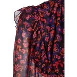 Trendyol Limited Edition Brown Flutter Detailed Chiffon Dress | Shoptok.si