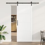 vidaXL drsna vrata z opremo bela 93x232 cm masivni les bor, notranja vrata 'ORKDAL'bela 93x232x4 cm masivni les bor Cene