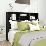 vidaXL Uzglavlje s ormarićem crno 140 x 19 x 103,5 cm Cijene