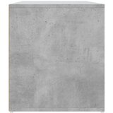 vidaXL Kotna omarica betonsko siva 200x40x45 cm iverna plošča | Shoptok.si