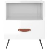  Noćni ormarići 2 kom sjajni bijeli 40 x 35 x 47,5 cm drveni | shoptok.hr
