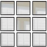 Wallity Zidna ogledala u setu od 9 kom 24x24 cm - Cijene