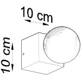  Stenska svetilka ARIZ beton, (21626760) | Shoptok.si