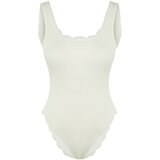 Trendyol swimsuit - Ecru - Textured Cene