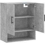  Zidni ormarić boja betona 60 x 31 x 70 cm od konstruiranog drva Siva | Shoptok.si