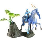 Disney Avatar 1 World of Pandora Tsu'tey and Direhorse Medium Deluxe Action Figure, (20499012) Cene