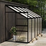 vidaXL Rastlinjak antraciten iz aluminija 6,5 m³ | Shoptok.si