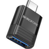 Borofone adapter OTG BV18 - Type C v USB - črn | Shoptok.si