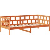  Dnevni krevet s krovom voštano smeđi 80x200 cm masivna borovina | shoptok.hr