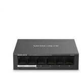 Mercusys MS106LP 6-Port 10/100 Mbps Desktop Switch with 4-Port PoE+, Compatible with 802.3af/at PDs,... Cijene