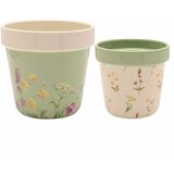Widdop & Co. Country Living - Saksije set 2 - Country Living, Flowers Cene