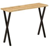  Konzolni stol sa živim rubom 105x33x76 cm masivno drvo manga | Eponuda.com