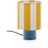 Kave Home Rumena/modra namizna svetilka s tekstilnim senčilom (višina 25 cm) Ciral – | Shoptok.si