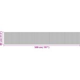  Tepih pravokutni svijetli prirodni 80 x 500 cm od bambusa | shoptok.hr
