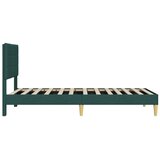  Okvir za krevet Tamnozelena 90 x 190 cm tkanina - Tamnozelena 90 x 190 cm | shoptok.hr