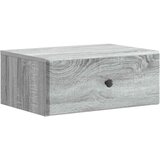  Noćni ormarić za montažu na zid Siva sonoma 49 x 34,5 x 20 cm | shoptok.hr