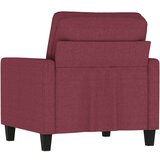  Fotelja crvena boja vina 60 cm od tkanine | shoptok.hr
